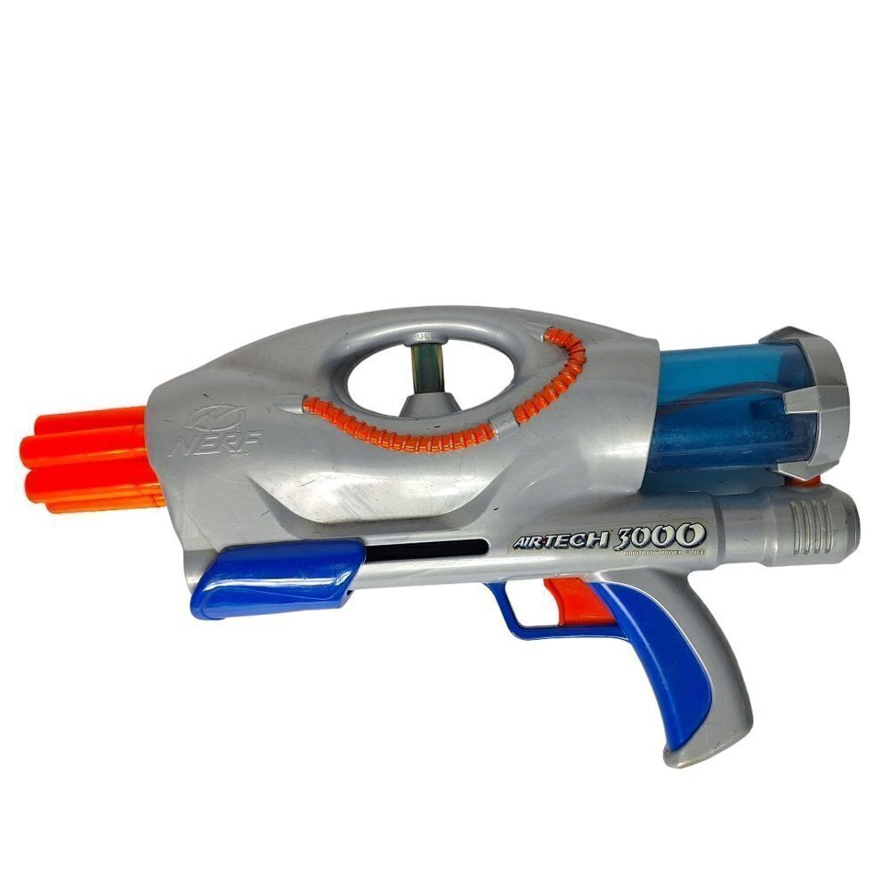 Nerf Air Tech 3000 Liquitron Blue Dart Gun Blaster